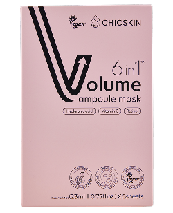 6-in-1 Volume Ampoule\n mask 23ml x 5sheets